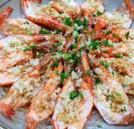 蒜蓉開邊蝦 蒜蓉開邊蝦