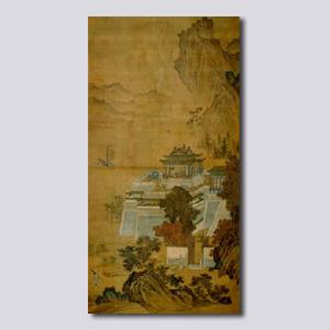 海山樓閣圖軸陳湘