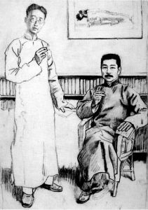 瞿秋白和魯迅在革命和文學的事業中，肝膽相照，結下了深厚的友誼。