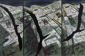 漆畫“遷徙”榮獲2004亞洲美術博覽會”銅獎