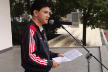 熊倪在長沙市一中升國旗儀式上的講話