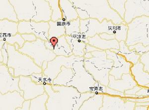 楊河鄉在甘肅省內位置