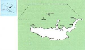 西新不列顛省(West New Britain Province)在巴新所處的位置