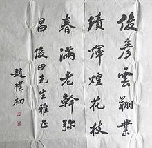 趙朴初為何俊田題詞