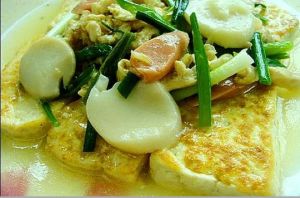 家常雞絲炒豆腐 家常雞絲炒豆腐