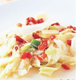 枸杞拌炒高麗菜 枸杞拌炒高麗菜