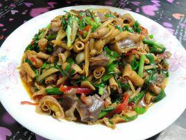 韭菜炒雞雜 韭菜炒雞雜