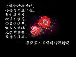 菩薩蠻·玉繩斜轉疑清曉 菩薩蠻·玉繩斜轉疑清曉