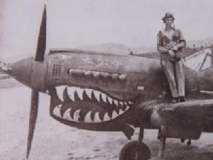 參加常德空戰的美國飛虎隊飛機
