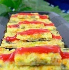 沙司番茄南瓜花餅