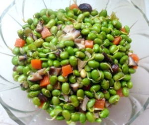 青豆炒蘑菇 青豆炒蘑菇