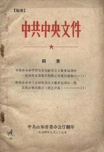 社會主義教育運動檔案