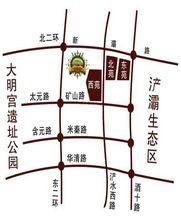 西岸國際花園區點陣圖