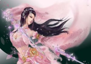 風中的女子 風中的女子