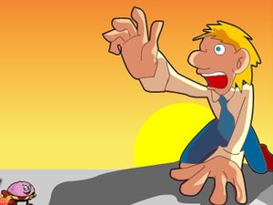 小職員趕公車 小職員趕公車