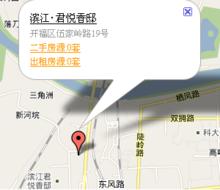 濱江&middot;君悅香邸交通圖