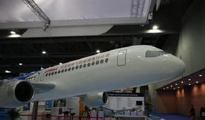 國產C919客機前段機身