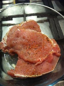 香煎豬扒飯 香煎豬扒飯