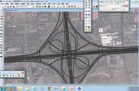 北京市五環路內市區主幹路仿真研究