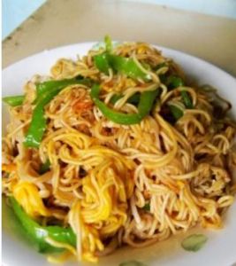 蝦仁金針菇炒麵 蝦仁金針菇炒麵