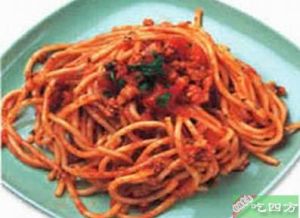 蕃茄雞肉醬意大利麵 蕃茄雞肉醬意大利麵