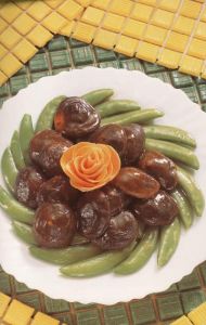 鮮冬菇扒蜜豆 鮮冬菇扒蜜豆