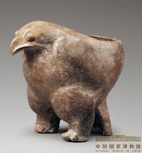 商陶鷹鼎 商陶鷹鼎