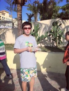 旅遊中的甄文碩