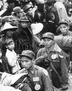 韓戰中去台的中國人民志願軍