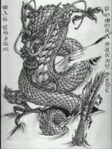 以「龍」Dragon為標誌的華青幫