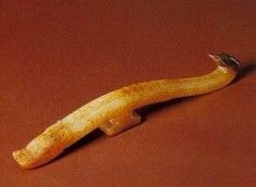 玉雙龍首帶勾 玉雙龍首帶勾