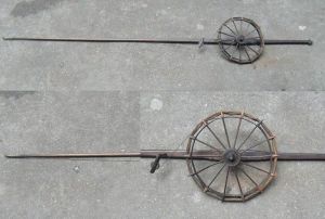 民國時期的木製魚竿