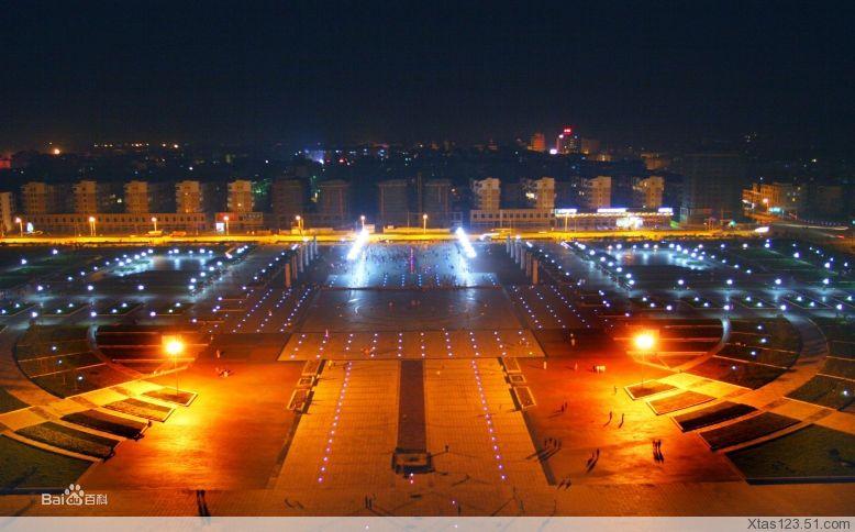 分宜縣廣場夜景