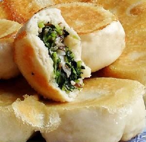 香菇油菜水煎包 香菇油菜水煎包