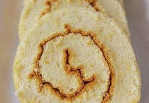 香草豆漿蛋糕卷 香草豆漿蛋糕卷