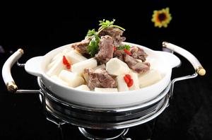 鮮淮山炒羊肉 鮮淮山炒羊肉