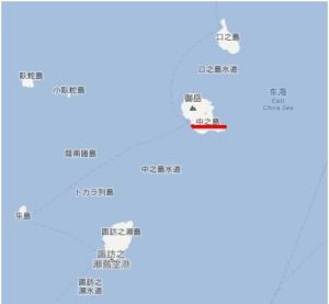 中之島位置圖（紅色處）