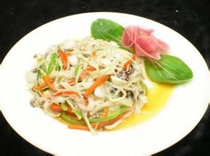 金針菇莖熘魚絲 金針菇莖熘魚絲