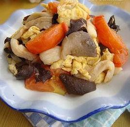 木耳蘑菇炒雞蛋 木耳蘑菇炒雞蛋