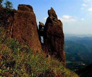 安溪縣蘆田鎮紫雲山上奇峰奇石
