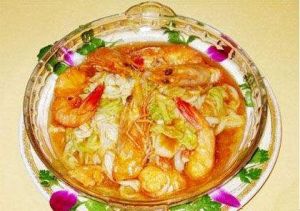 燒春蝦白菜 燒春蝦白菜