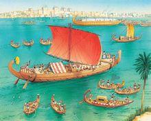 羅馬人將埃及的糧食運抵義大利本土