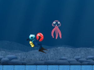 泡泡糖餵水母 泡泡糖餵水母