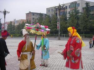 圖2 笑傘表演過程