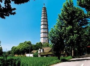 富順回瀾塔風景照