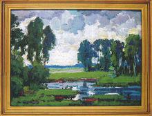 風景[白俄羅斯畫家創作油畫]