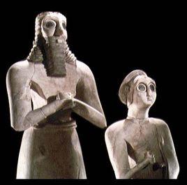 古蘇美爾組雕像 古蘇美爾組雕像