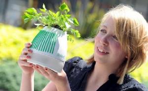 發明者娜塔莉·金和她的“智慧型花盆”