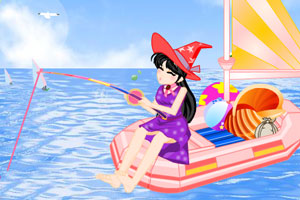 小魔法師釣魚 小魔法師釣魚