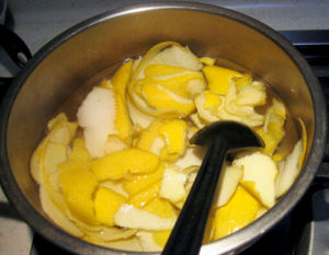 柚子皮煮水